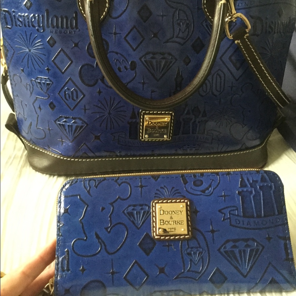 Disneyland 60th Anniversary Bag & Wallet Set